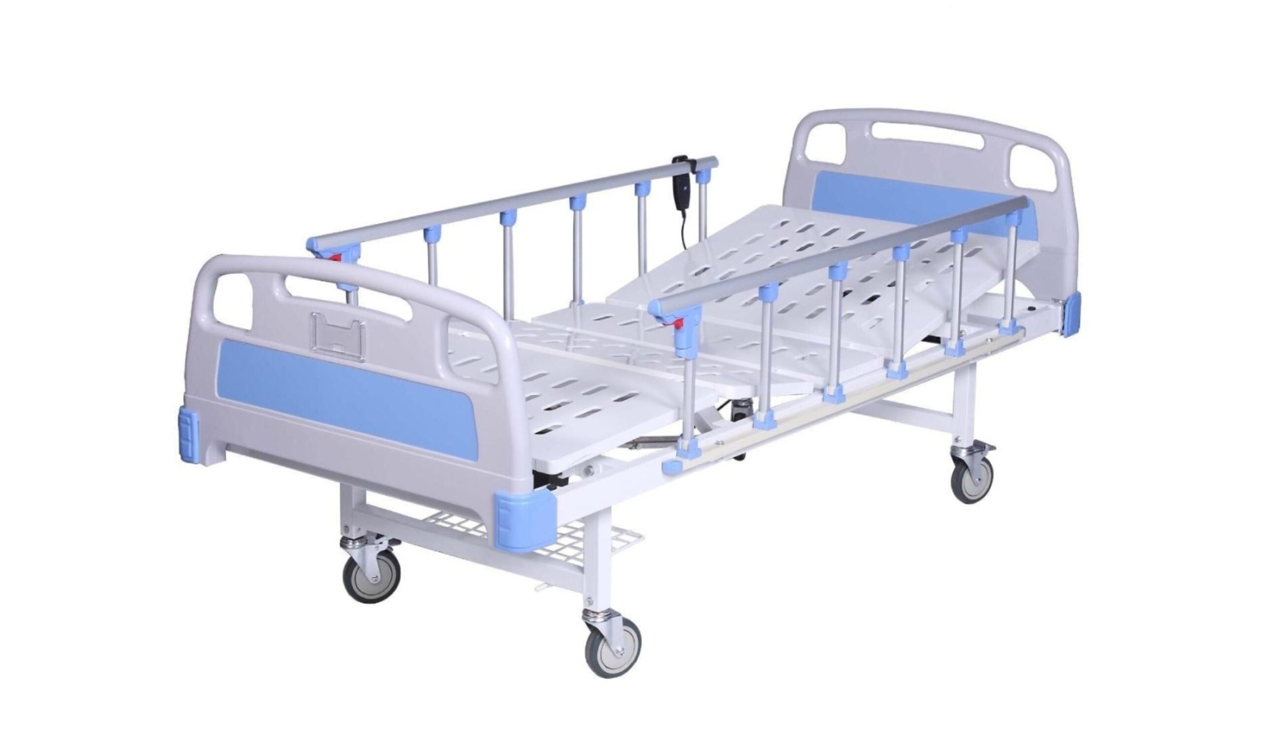 2 Crank Bed ABS with 4 Section 10cm Eggbox Mattress