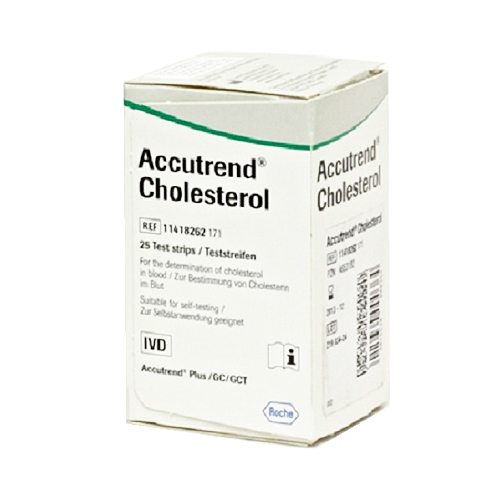 Accutrend Cholesterol Strips 25