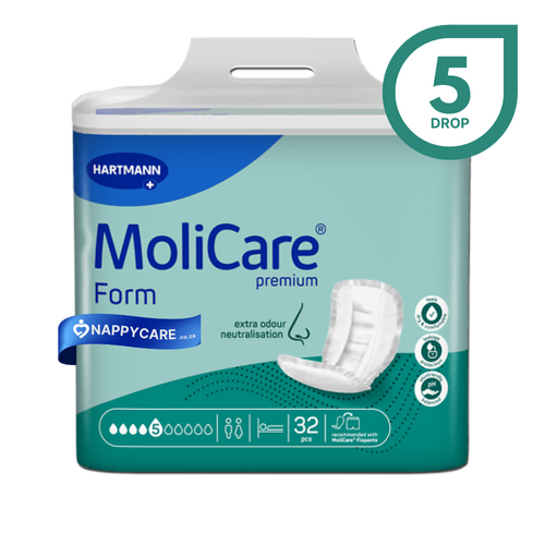 MoliCare Premium Form Unisex Adult Pads (5 Drop) (NEW LARGEPACKS)