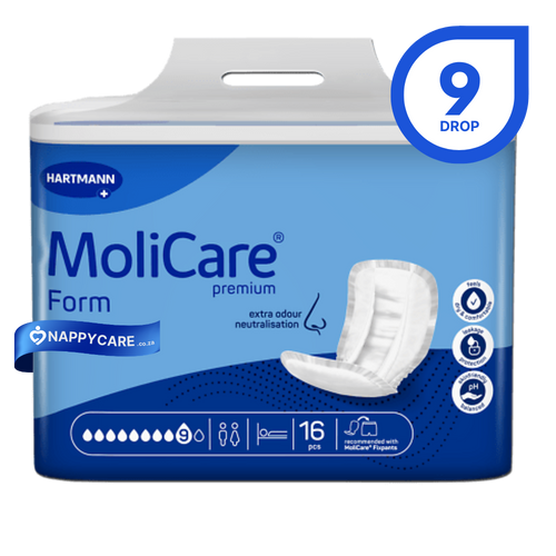 MoliCare Premium Form Unisex Adult Pads (9 Drop) (NEW LARGEPACKS)