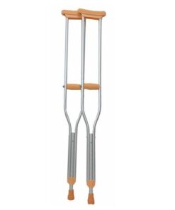 Aluminum Underarm Crutches Medium – 1 Pair