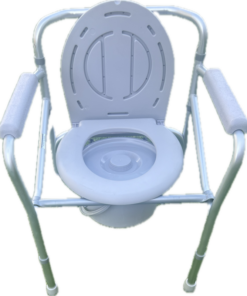Folding Commode Aluminium