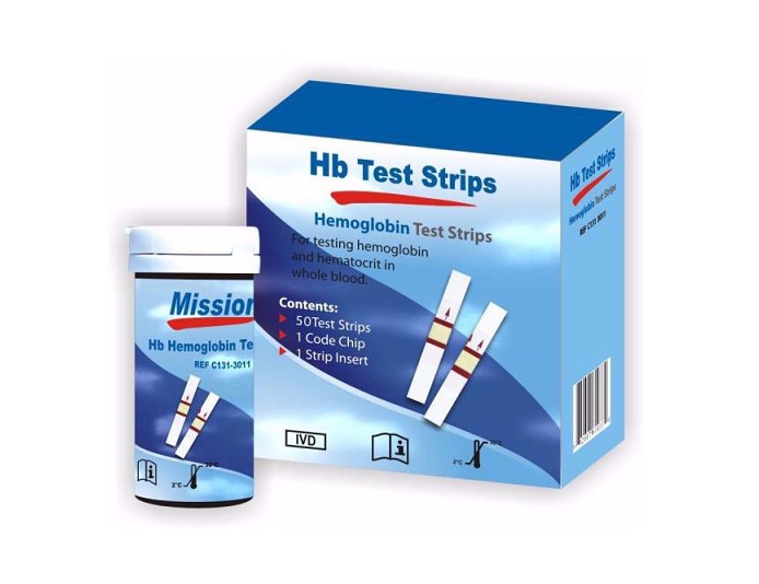 HB Hemoglobin Test Strips Mission – 25’s