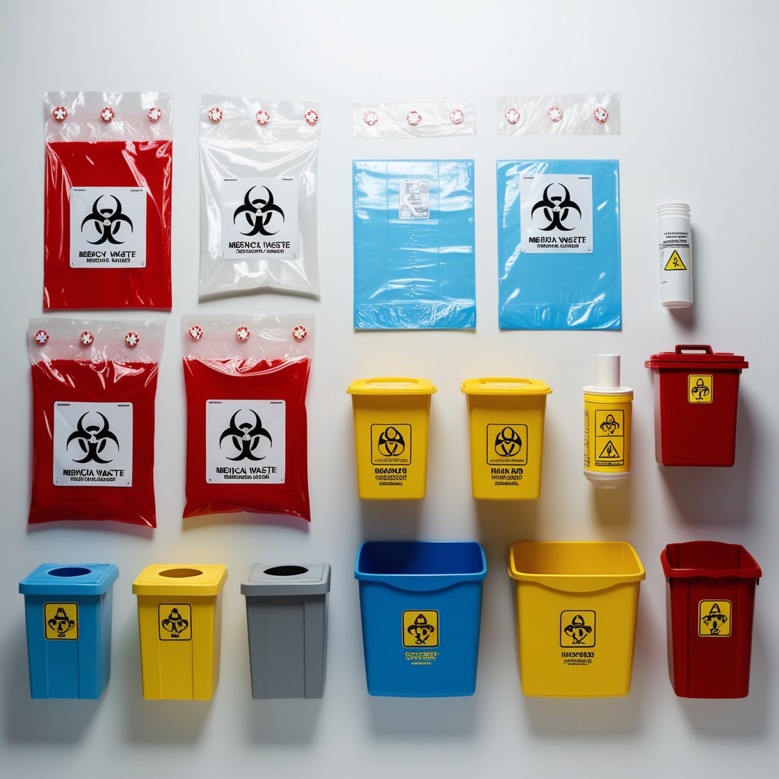 biohazard yellow bag