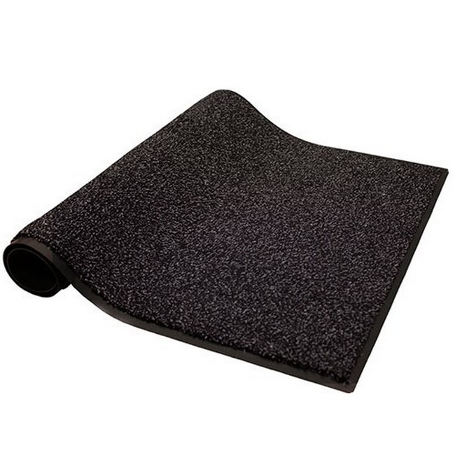 Doormat - Dirt Trapper Cotton Pile - 90 x 60 x 0.4 cm - Black - DT010007