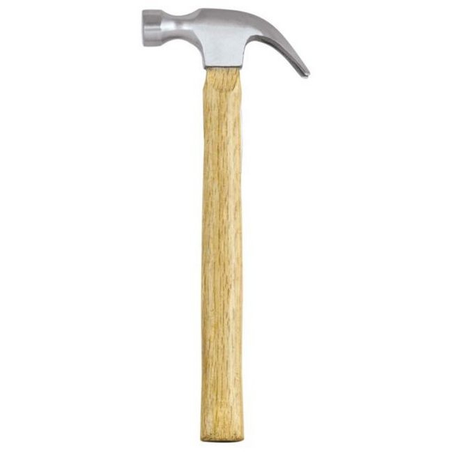 Claw Hammer - Wooden Handle - 500g - TOOH819