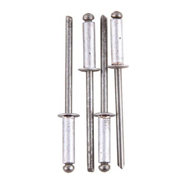 Rivets - Aluminium - 4.0 x 8mm - Pack of 100 - TOOR1657