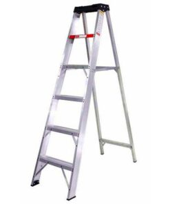 Stepladder - Industrial Heavy Duty A-Frame Aluminium - 8 Steps - 2.4m - LAS8
