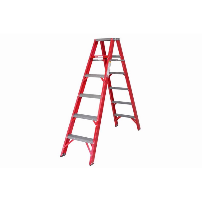 All Fibreglass Double Sided Ladder - Industrial A-Frame - 10 Steps - 3.0m - FGSD10-ALL