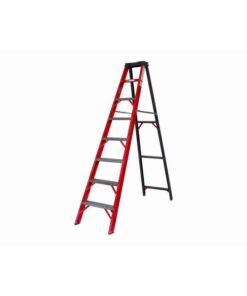 All Fibreglass Single Sided Ladder - Industrial A-Frame - 12 Steps - 3.6m - FGS12-ALL-SS