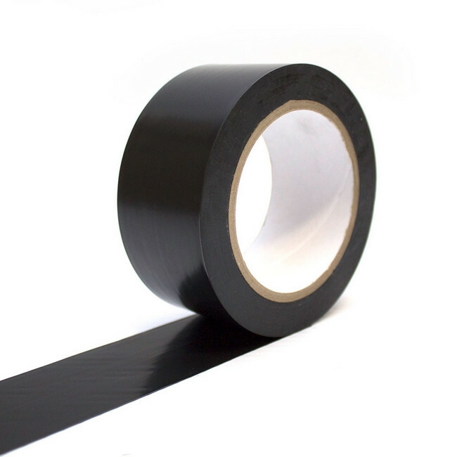 Floor Tape - COBAtape Vinyl Marking - 33 m x 5 cm - Black - TP010002