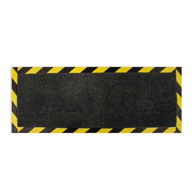 Cable Protector Mat - CablePro Floor Cover - 120 x 40 x 1.3 cm - Black and Yellow - CPM010701