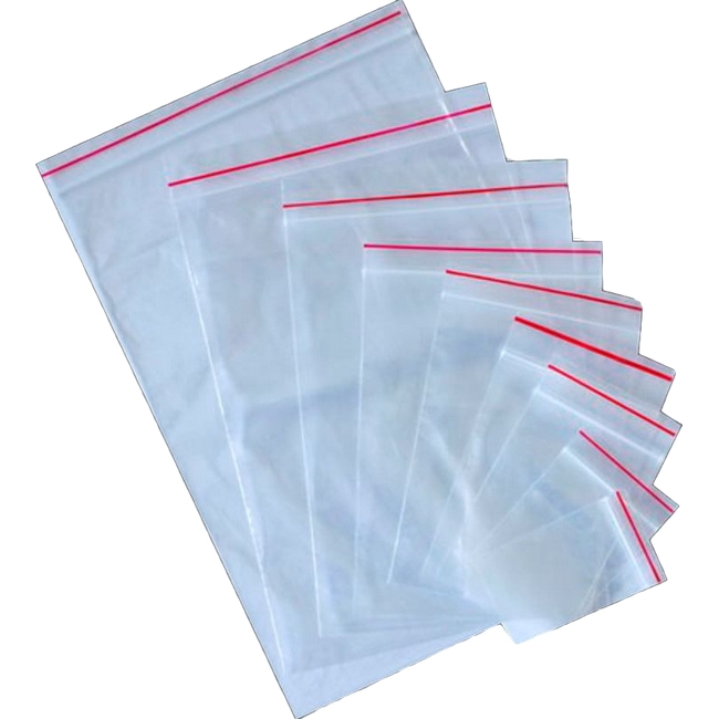 Resealable Plastic Grip Zip Lock Bags - 40 Micron - 12 x 18 cm - Pack of 1000 - 2G_PLMG1218