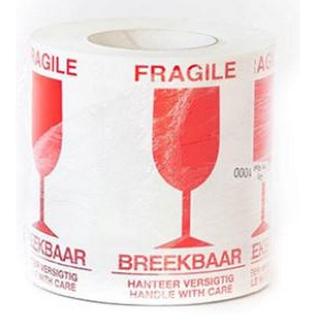 Packaging Label - Glass and Handle with Care - Pack of 1000 - 2G_LAGLASHA