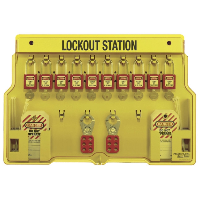 Lockout Station Complete - Safety Series - 55.8 x 4 x 39 cm - MA500137