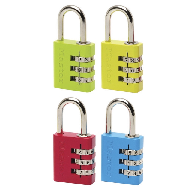 Aluminium Padlock - Combination - 30mm - MA350426-blue