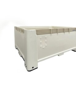 Jumbo Bin (Deep) 4 Way Entry - Solid - SABS Approved - 803L - Beige - Pack of 3 - JB4WS