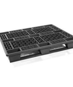 Pallet - Plastic - Nestable - SABS Approved - 1200 x 1000 mm - Black - (MOQ 25) - CT6000R-black