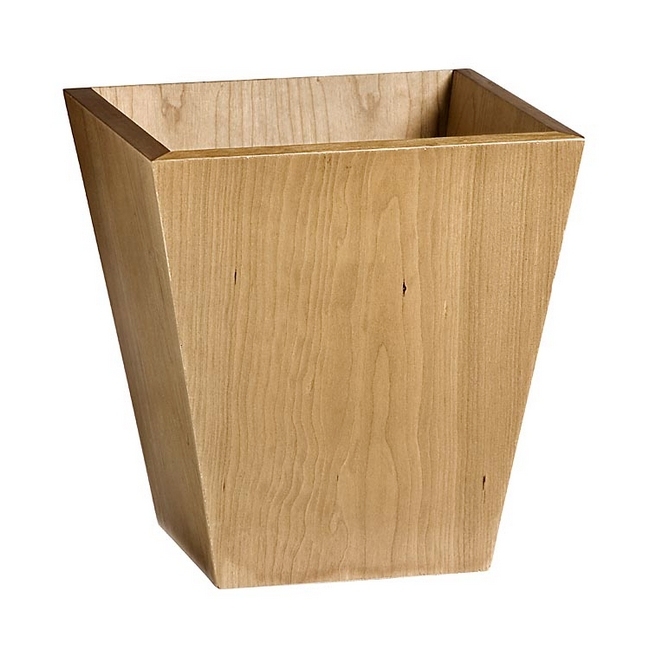Waste Paper Bin - Contract Wooden Range - 29 x 29 x 30 cm - Oak - WAL956OA