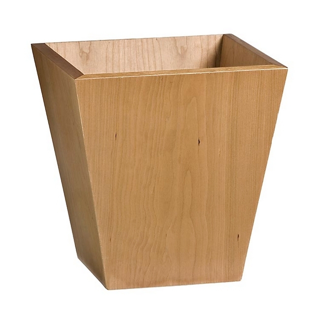 Waste Paper Bin - Contract Wooden Range - 29 x 29 x 30 cm - Cherry - WAL956CH