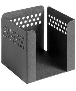 Paper Cube - Round Perforated Steel Range - Metal - 10.5 x 10.5 x 10.5 cm - Colour Options - 804BL