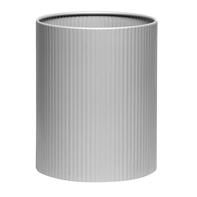 Waste Paper Bin - Steel Range - Metal - 24 x 30 cm - Silver - 520SI