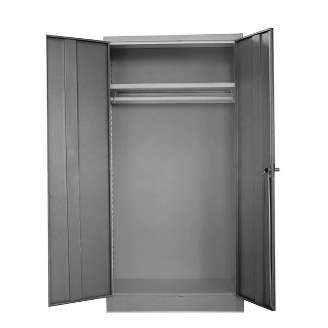 Ladies Steel Wardrobe - Ladies Cupboard - 180 x 90 x 45 cm - WDR04-grey