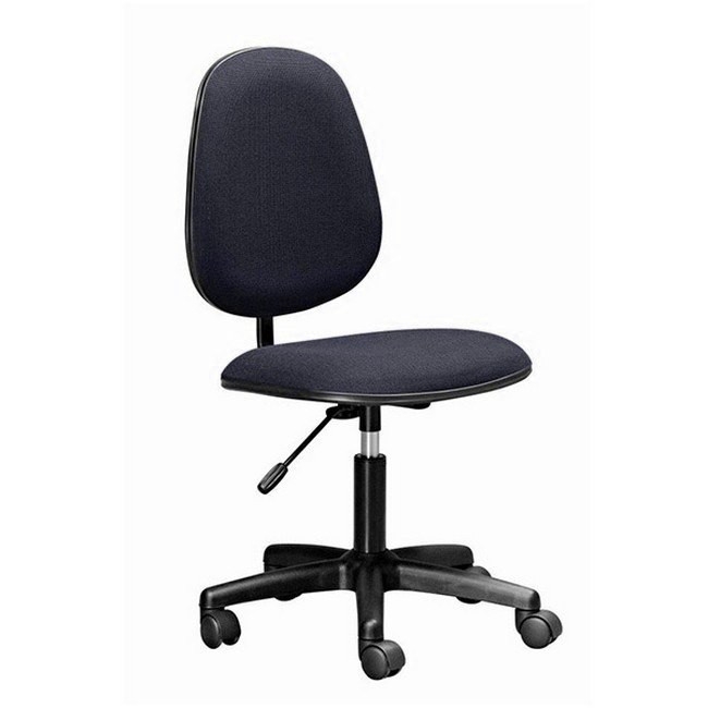 Office Typist Chair - Medium Back - Swivel - 90 x 42 x 50 cm - SE027-black