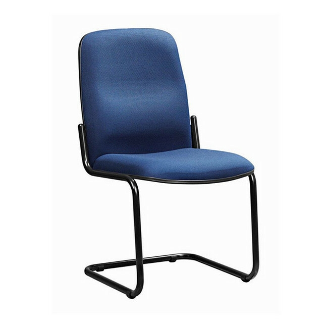 Office Chair - Visitors Side Chair - No Arms - 97 x 54 x 68 cm - SE005-blue