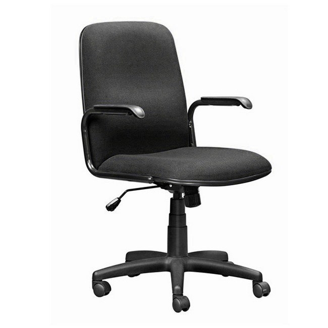 Office Chair - Mid Back - Swivel and Tilt - 92 x 56 x 65 cm - SE003-black