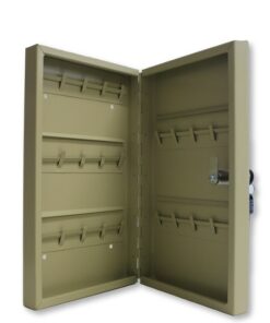 Steel Key Cabinet - 25 Key Holder - 31 x 18.5 x 5 cm - KEY001-ivory