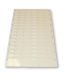 Panel for Stack & Hang Bin - Wall Mounted Steel Louvre Panel - Small Part Storage - 121.9 x 45.7 cm - PANEL1219