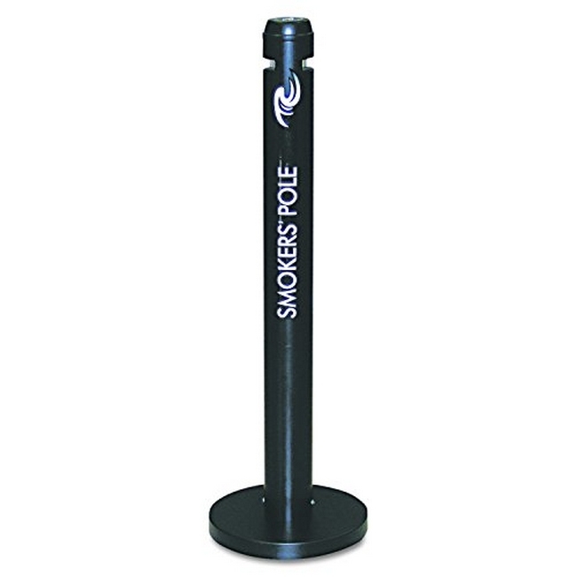 Rubbermaid Smokers Pole - Aluminium - 1.08m - Black - FGR1BK