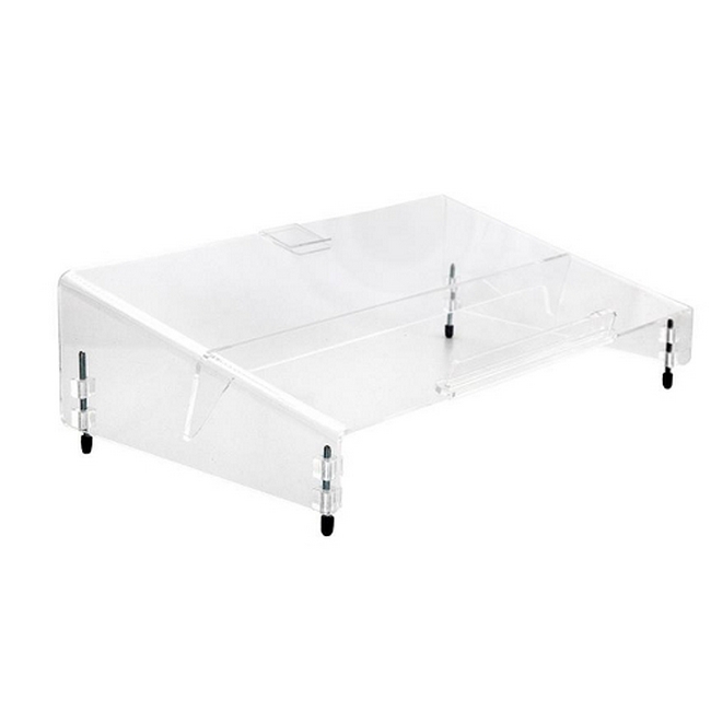 Ergonomic Mini Document Desk - Clear - MDCDH