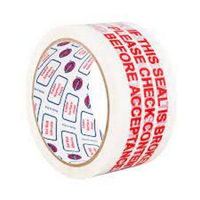 Security Printed Packaging Tape - PP 31 - 48mm x 50m - Box of 36 - Pack of 36 - 1000006173