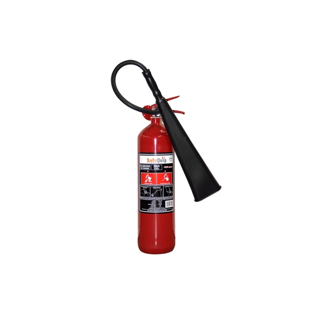 Fire Extinguisher - CO2 Steel Alloy - 5kg - 77 x 13 x 77 cm - CO2STEC005