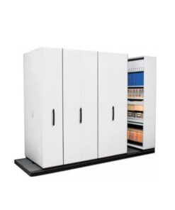 Steel Bulk Filer - Mobile Shelving - 16 Bay - 656 x 110 x 232 cm - Motorcraft Grey - 16BAY360