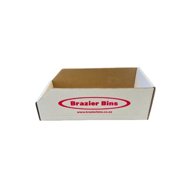 Brazier Bins - Cardboard Bin - Parts Storage Box - 30.5 x 15.2 x 11 cm - NO.3