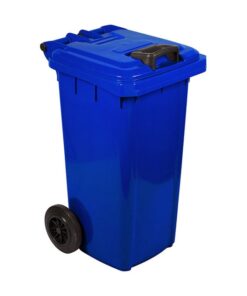 80L Wheelie Bin - Plastic - 2 Wheel - Colour Options - Pack of 5