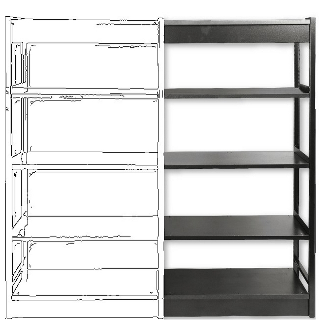 Steel Shelving 5 Shelves - Boltless - Add on Bay - 201 x 91.4 x 38.1 cm