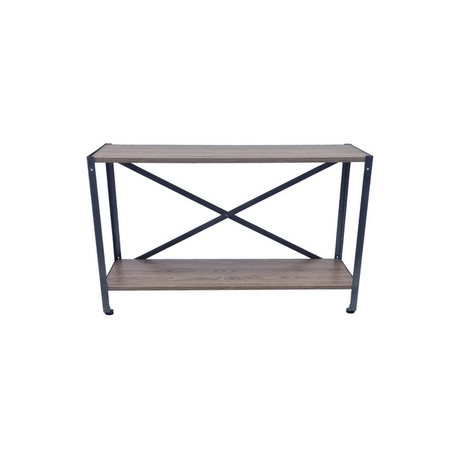 Trendi Shelf - Steel and Wood Shelving - 2 Shelf - 52 x 90 x 35cm