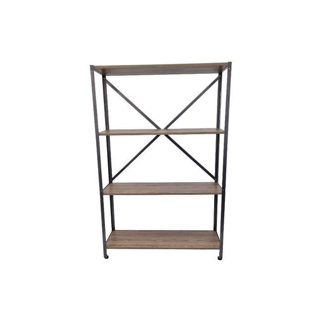 Trendi Shelf - Steel and Wood Shelving - 4 Shelf - 137 x 90 x 35cm