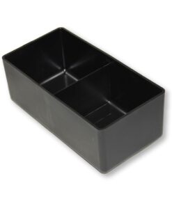 Drawer Organiser - Insert Bins with Dividers - Black - Pack of 60