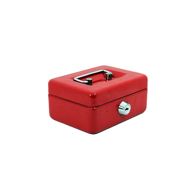 Steel Cash Box - 12 x 9 x 6cm - Colour Options
