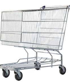 Steel Shopping Trolley - Metal Mesh - 235L