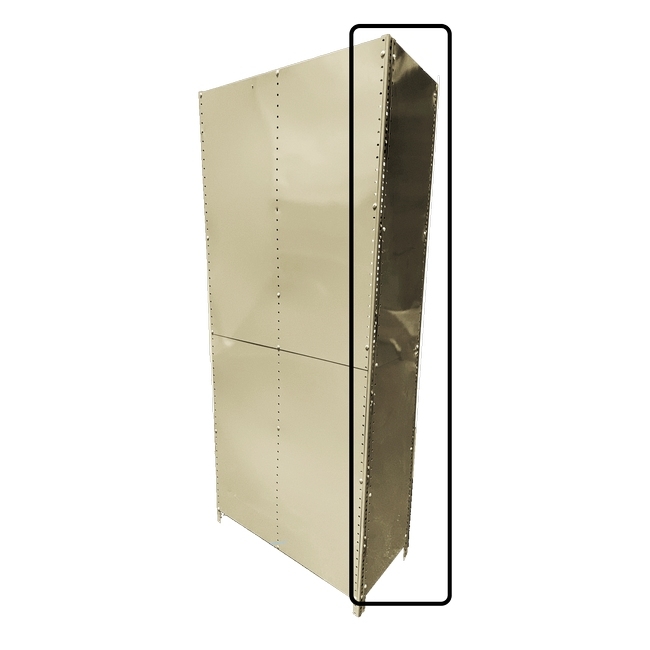 Bolted Shelving Steel Side Panel - Uni-Angle - Painted - 99.0 x 38.1 cm