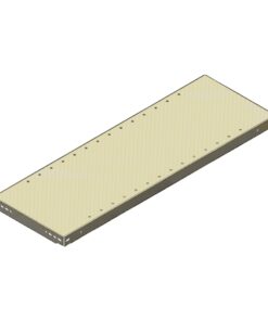 Bolted Shelving Steel Shelf - Uni-Angle - Painted - 91.4 x 30.5 cm