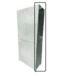Bolted Shelving Steel Side Panel - Uni-Angle - Galvanised - 99.0 x 45.7 cm