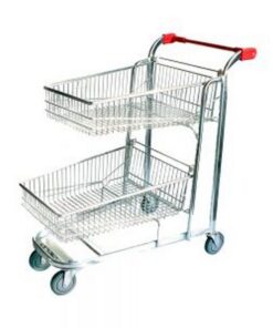 Steel Shopping Trolley - Super - 160L