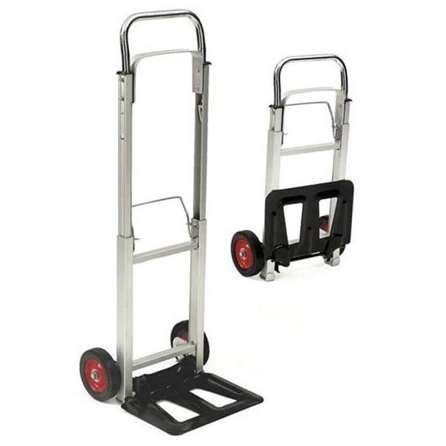 Matlock Folding Sack Truck Trolley - Aluminium - 90kg Capacity - Compact - 109 cm High - Easy Folding